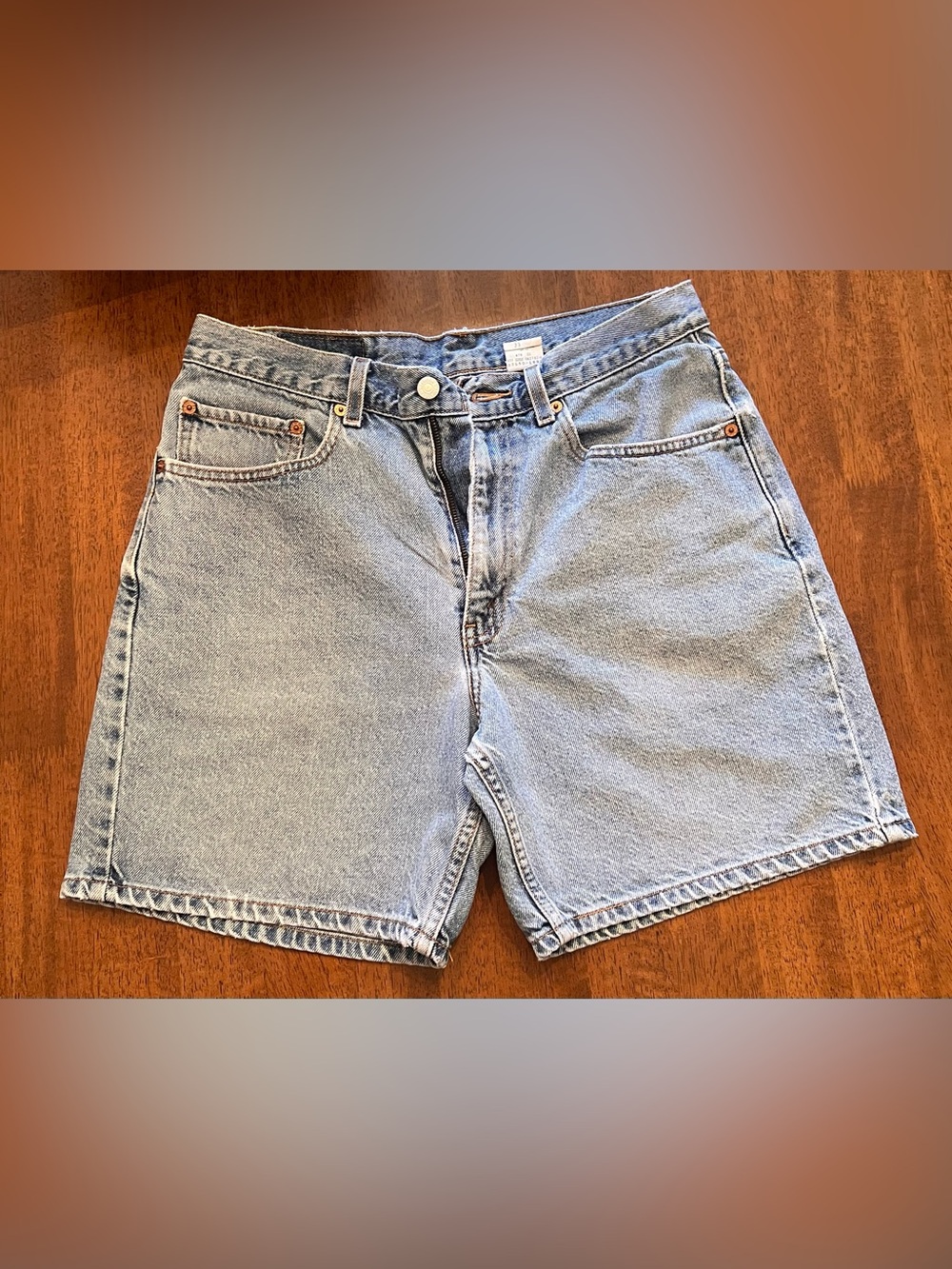 Levi's Light Blue Denim Jean Shorts